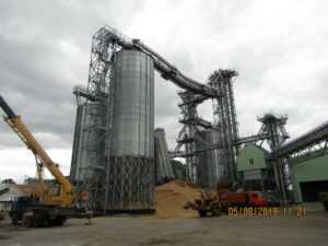 Определение причин обрушения зерносушильного комплекса